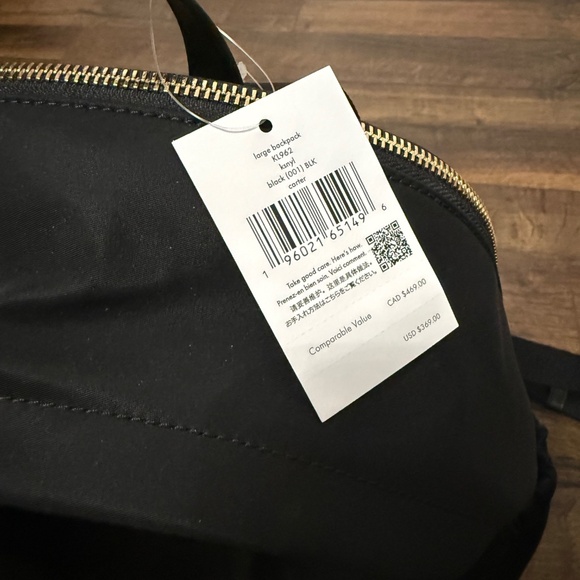New with Tags! Kate Spade Carter Nylon Large Backpack - Picture 2 of 3